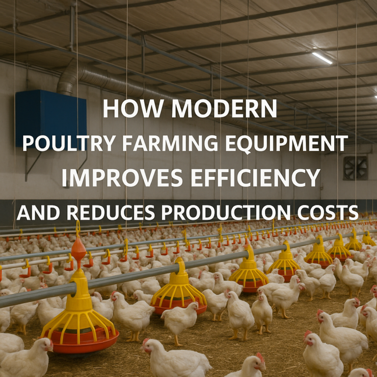 How Modern Poultry Farming Equipment Improves Efficiency